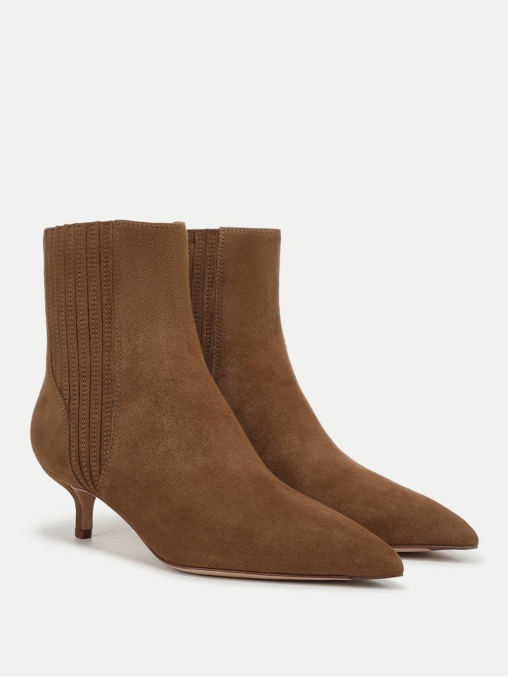 Veronica Beard Lisa 45 Kitten Heel Ankle Boot in Hazelwood NEW